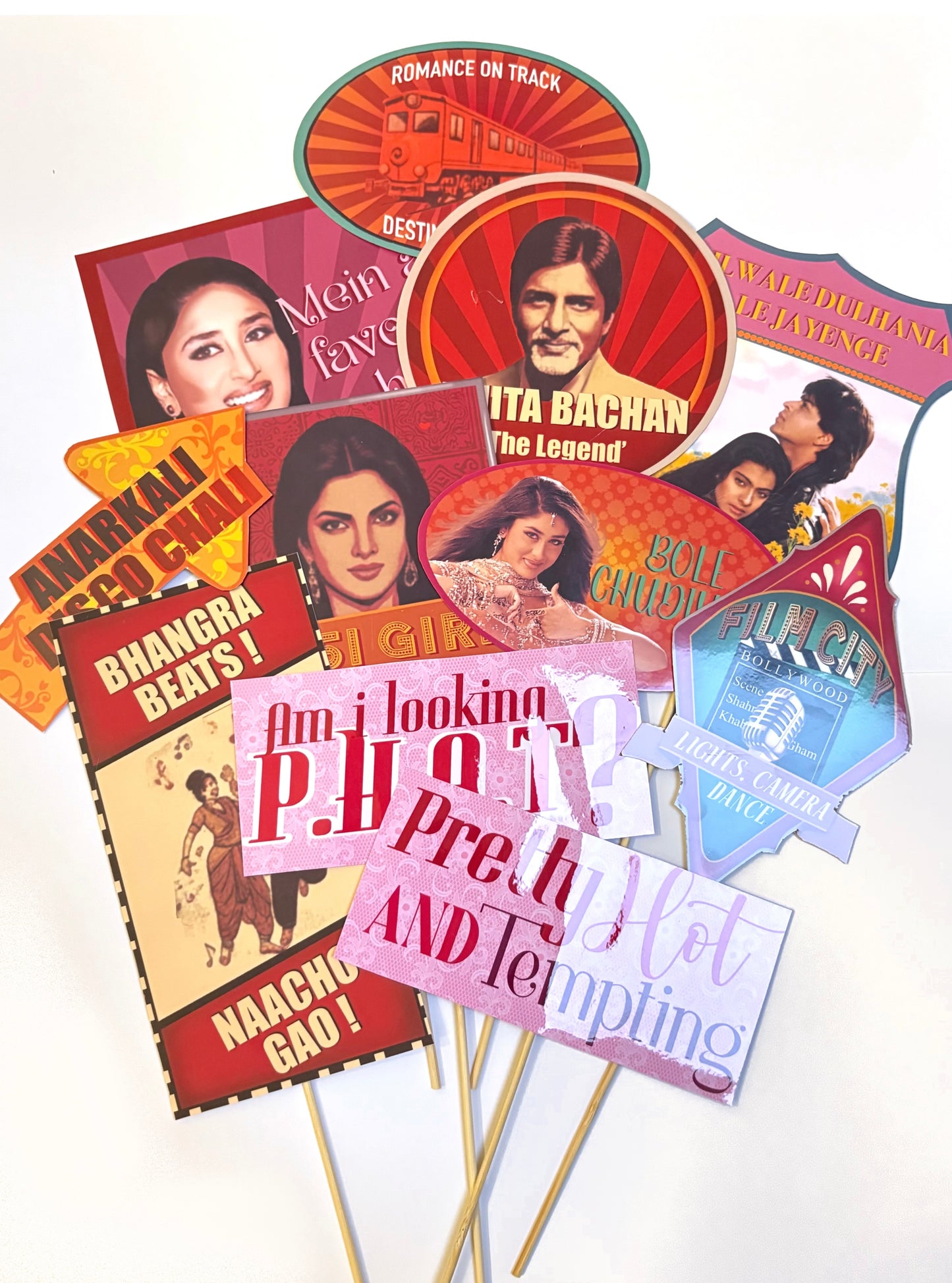 Bollywood mini props x15