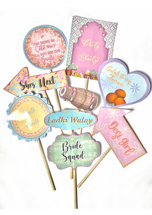 Pastel Mini Props x10