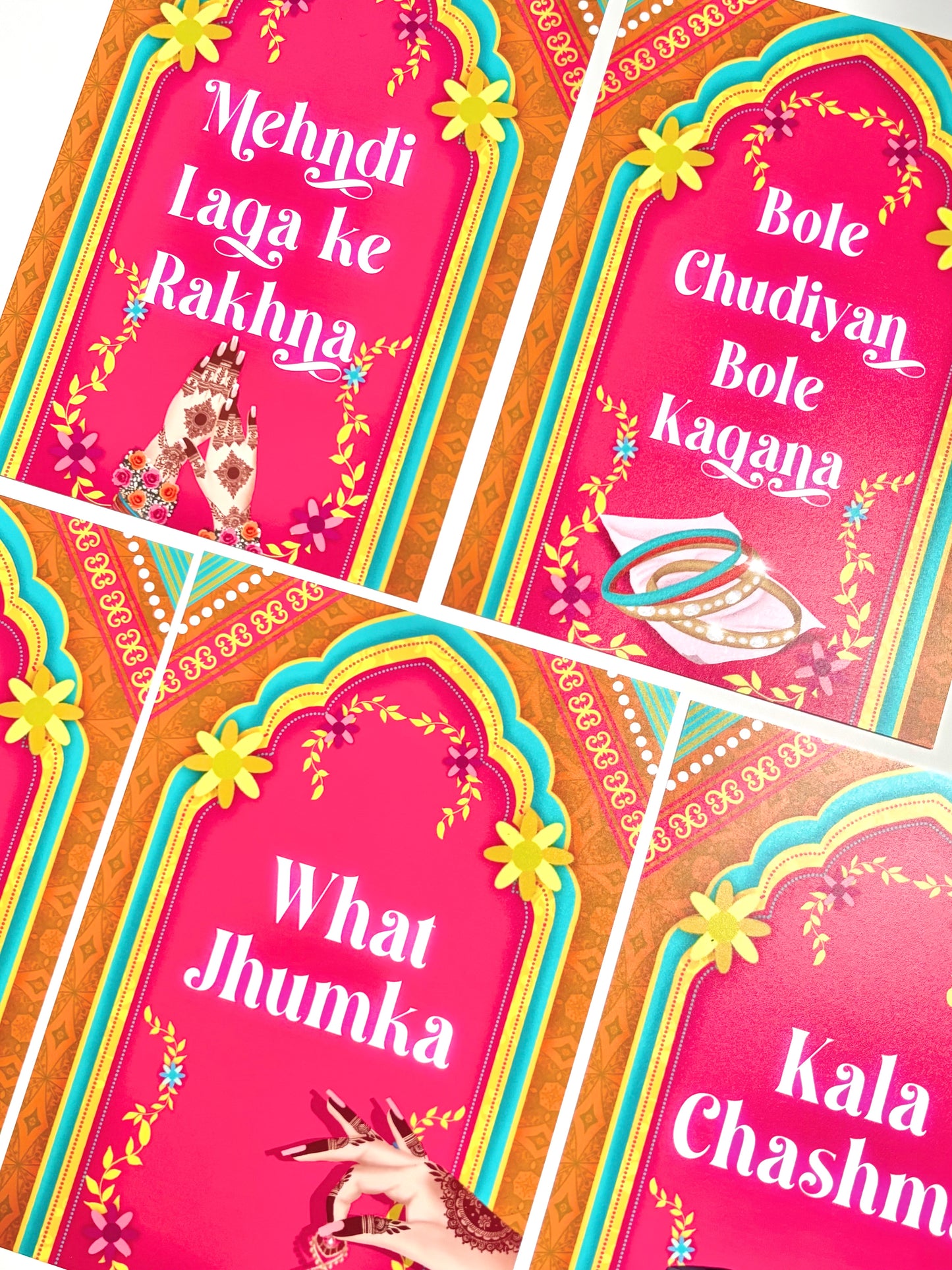 Mehndi Bazaar prints (colourful)