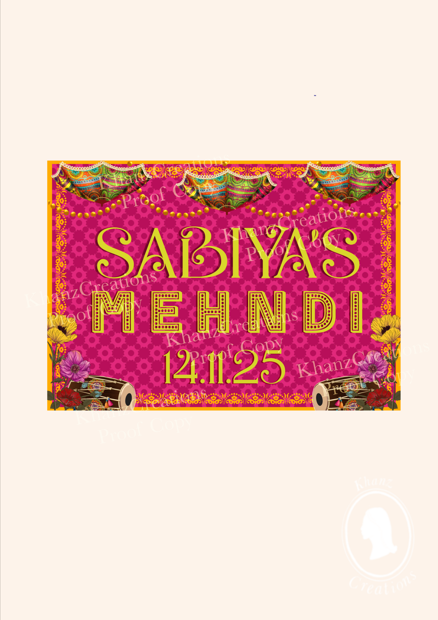 Mehndi/Dholki Stickers