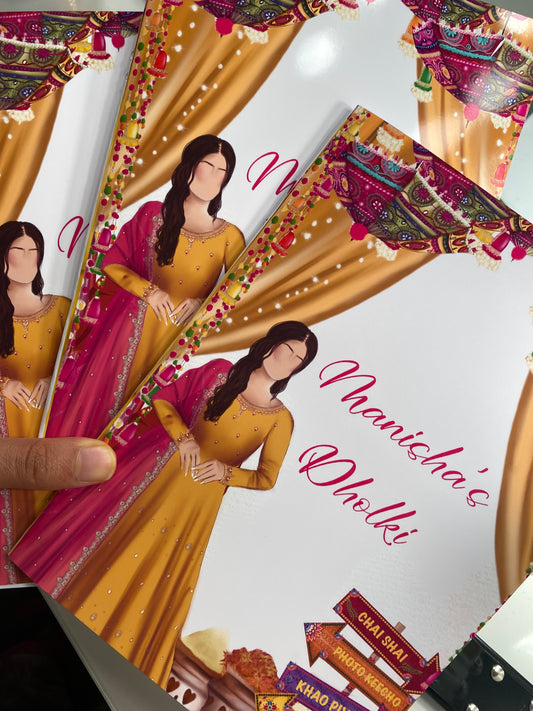 Semi bespoke dholki books