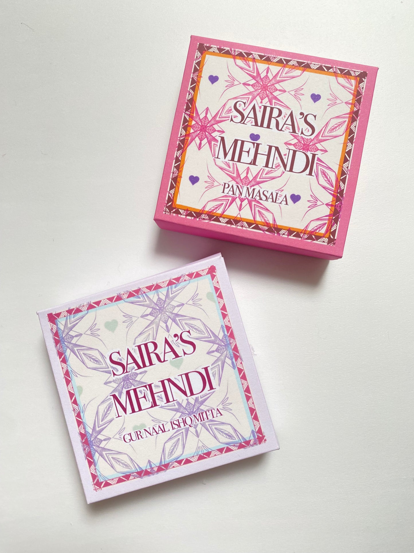Mehndi/dholki favour boxes