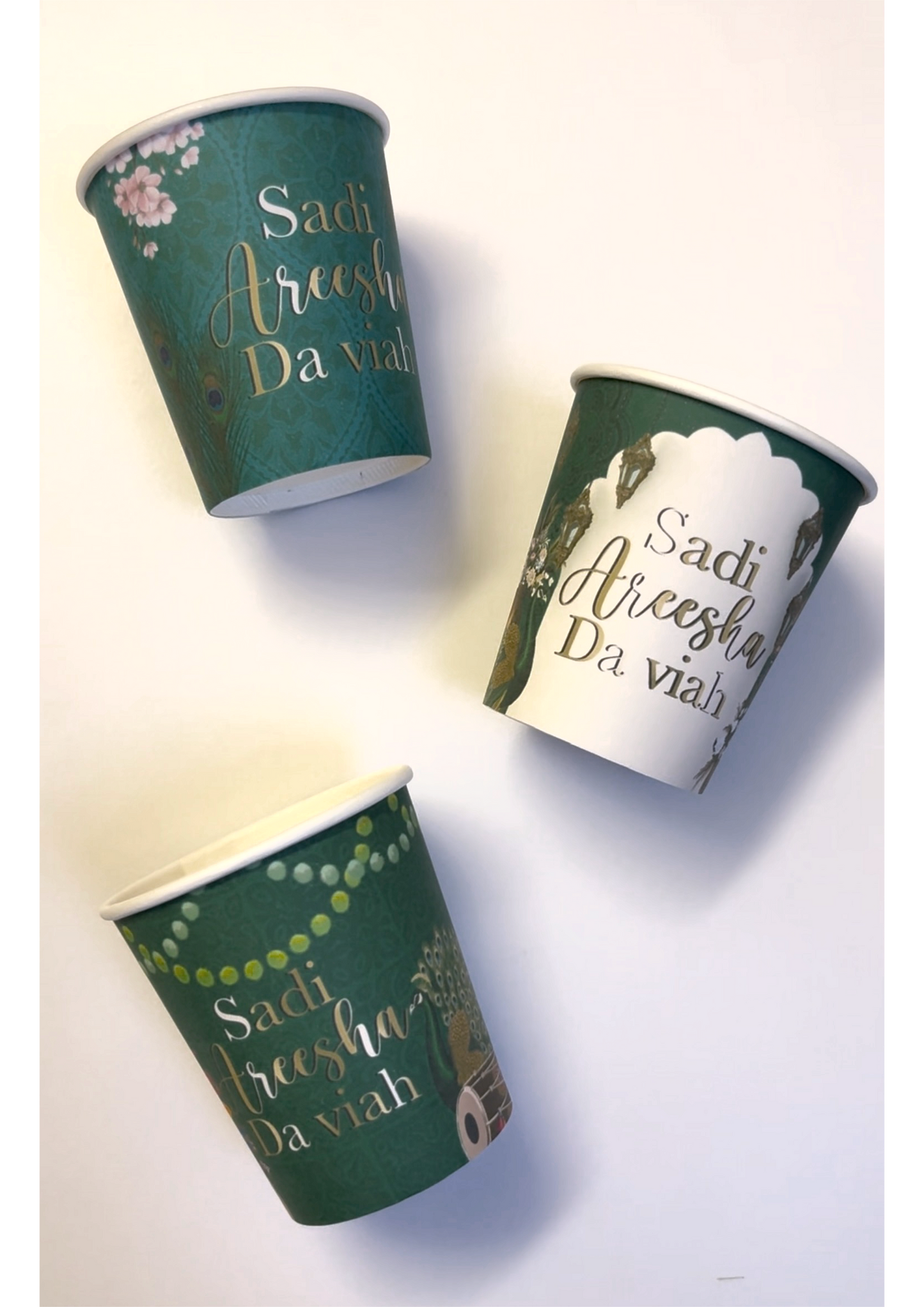 Custom chai cups