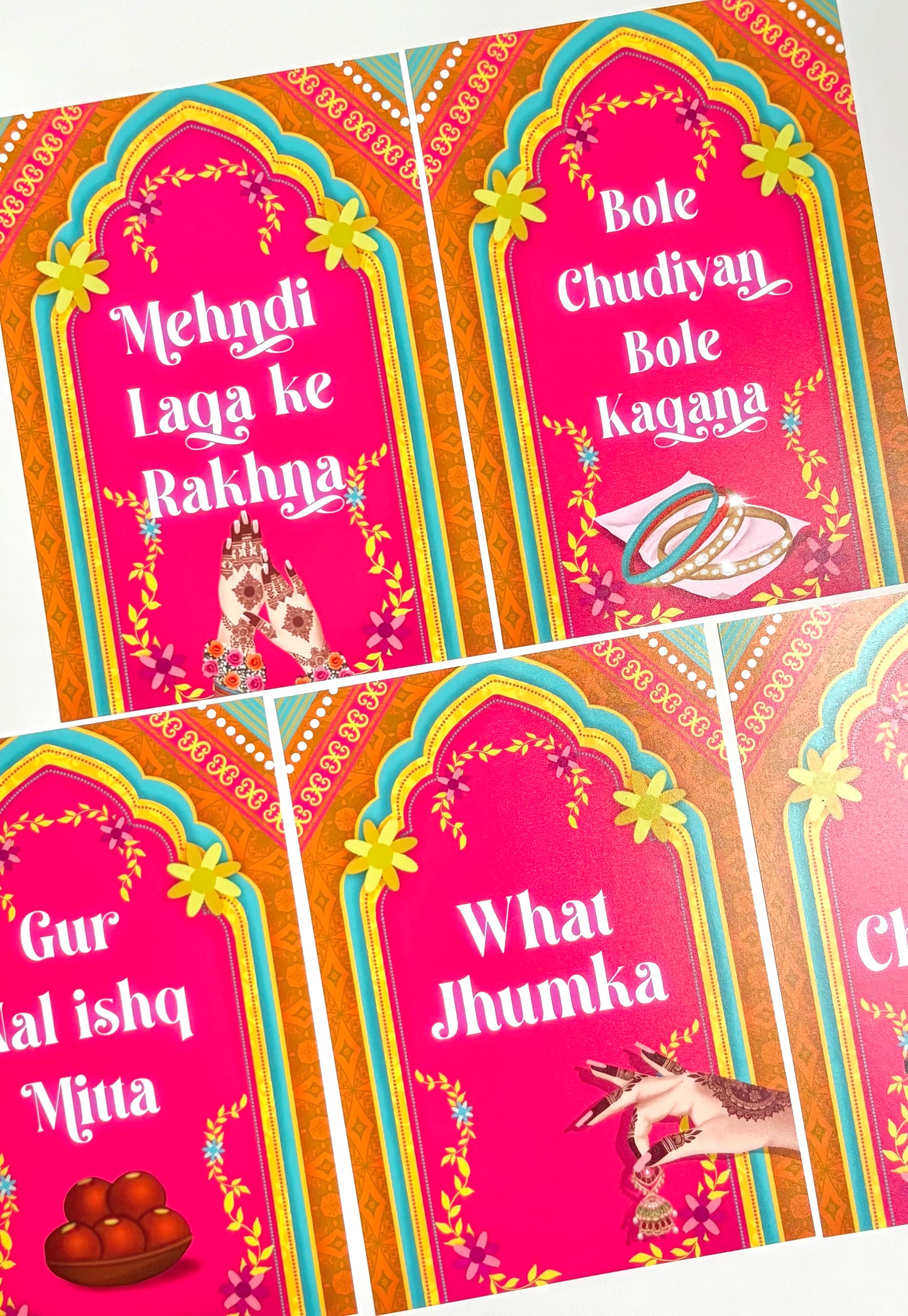 Mehndi Bazaar prints (colourful)