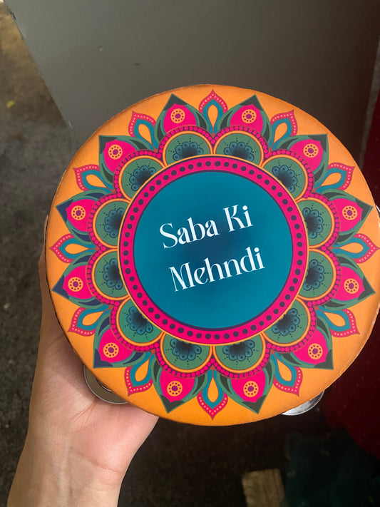 Mehndi tambourine