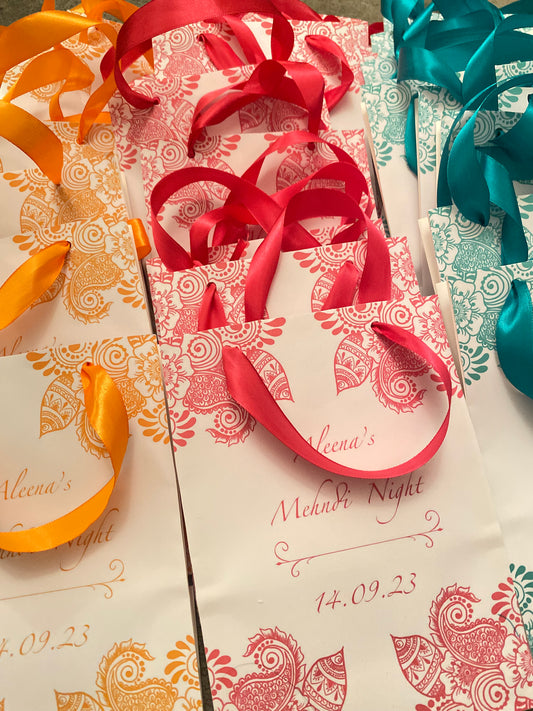 Mehndi favour bag