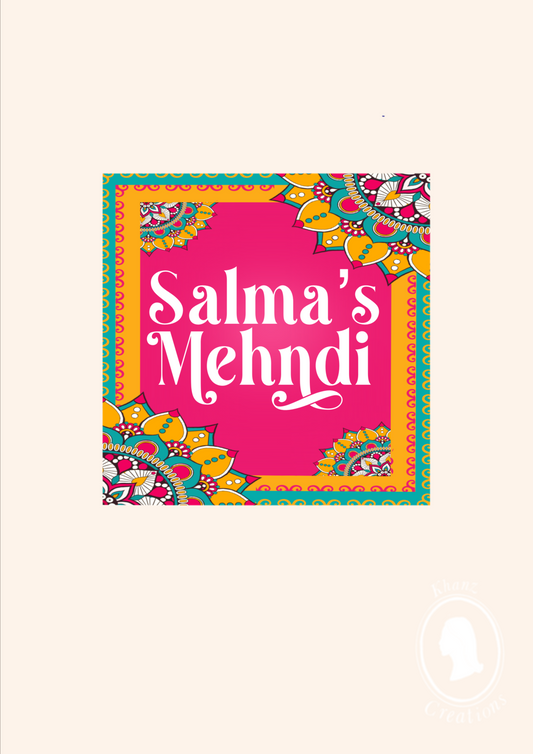 Mehndi/Dholki Stickers