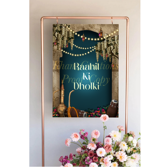 Ambient Mehndi Welcome Board