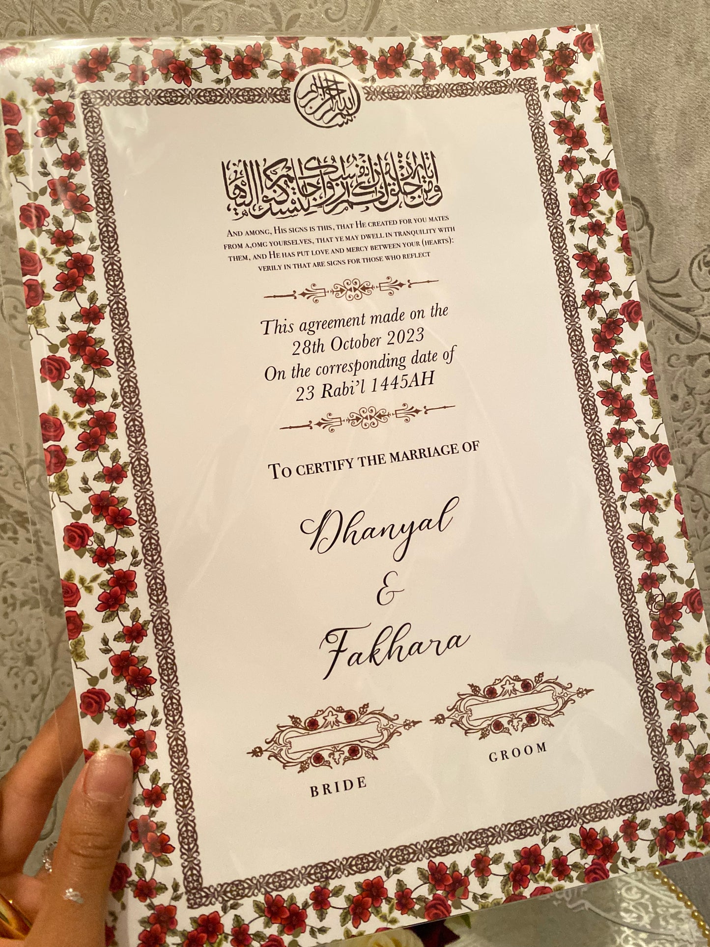 Nikkah package