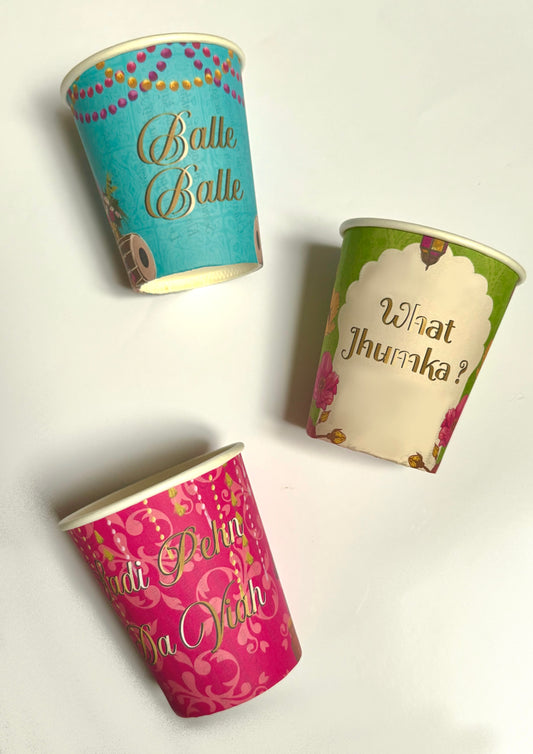 Custom chai cups