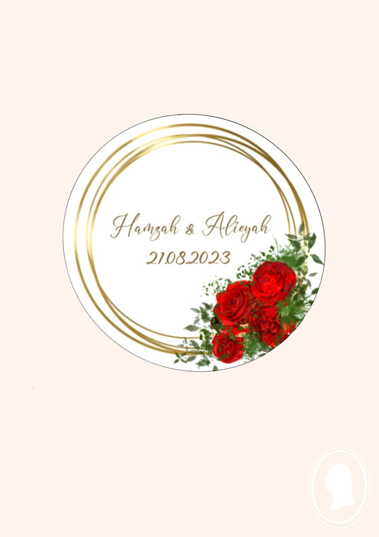 Wedding stickers