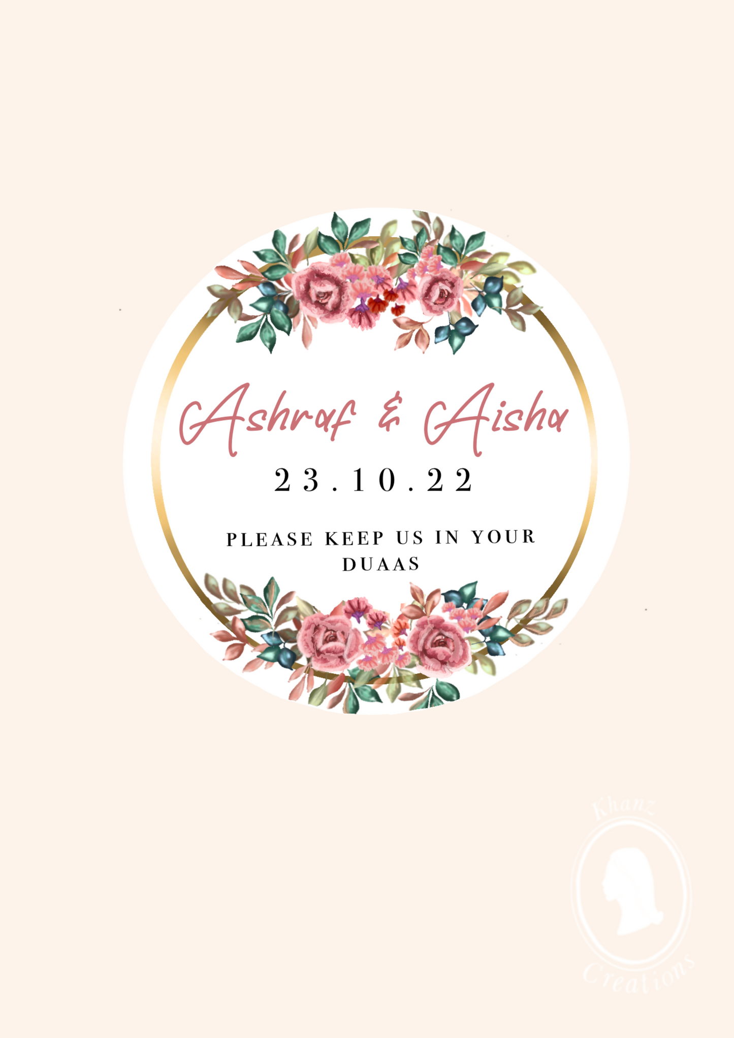 Wedding stickers