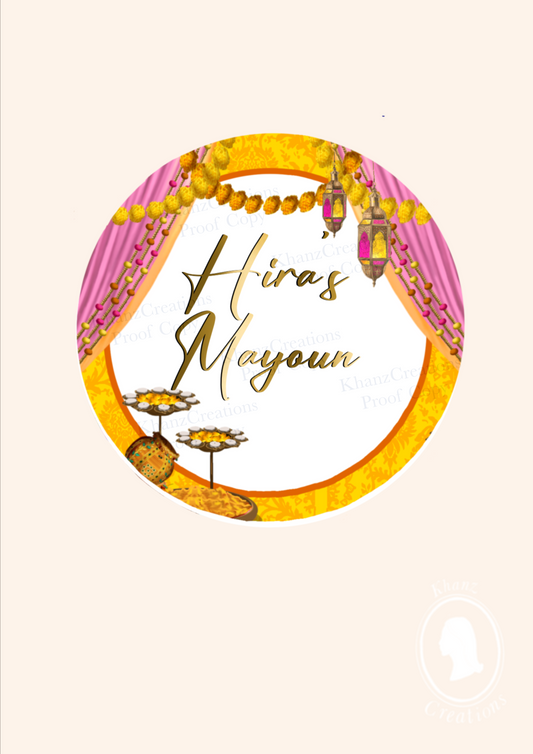 Mayoun/haldi Stickers