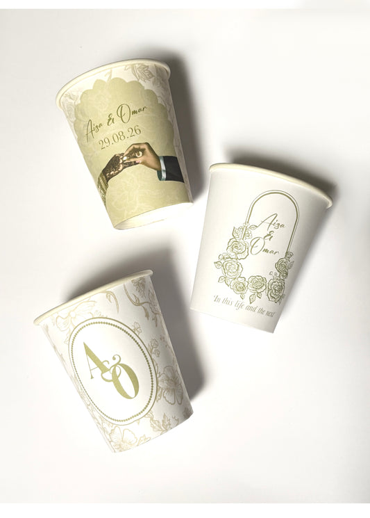 Wedding Custom chai cups