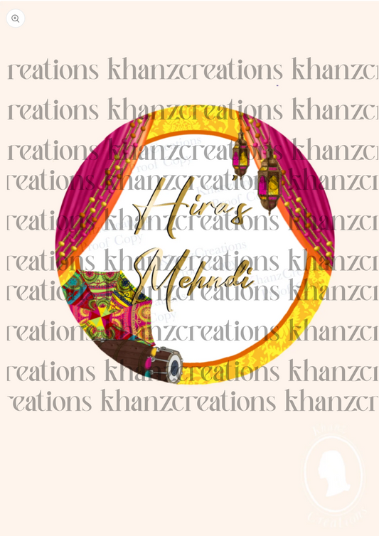 Mehndi/Dholki Stickers