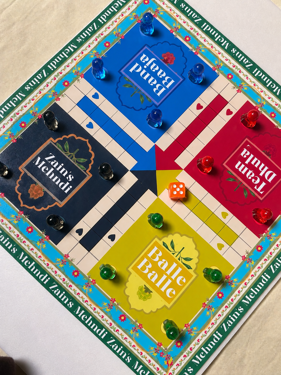 Custom Ludo board Game (masc)