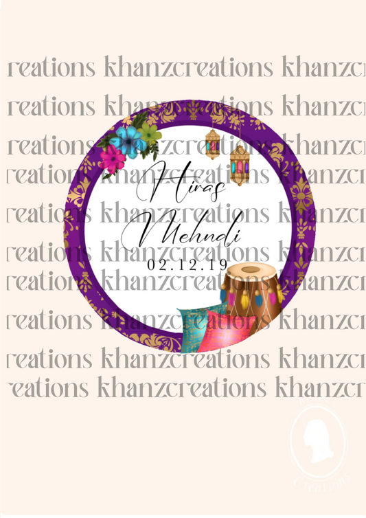 Mehndi/Dholki Stickers