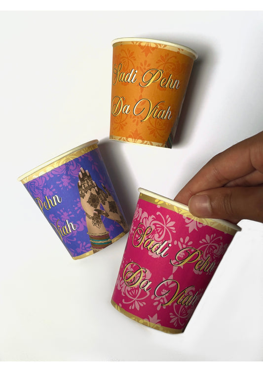 Custom chai cups