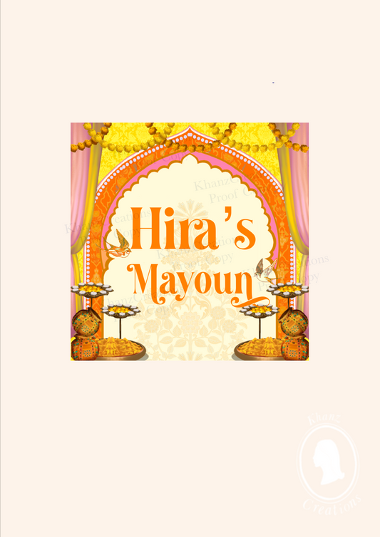 Mayoun/haldi Stickers