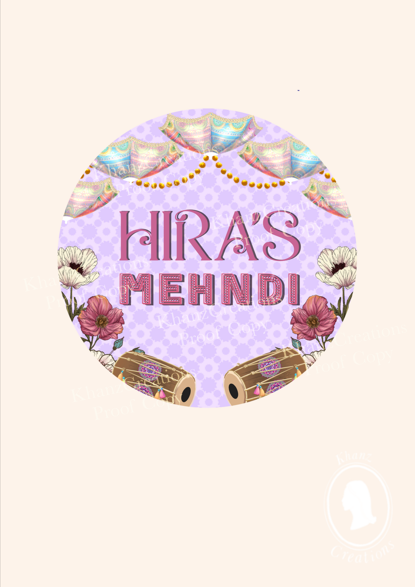 Mehndi/Dholki stickers