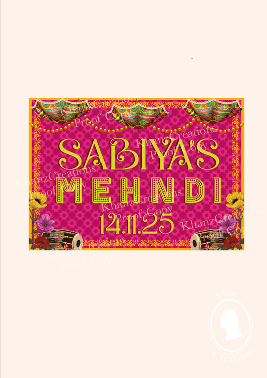 Mehndi/Dholki Stickers