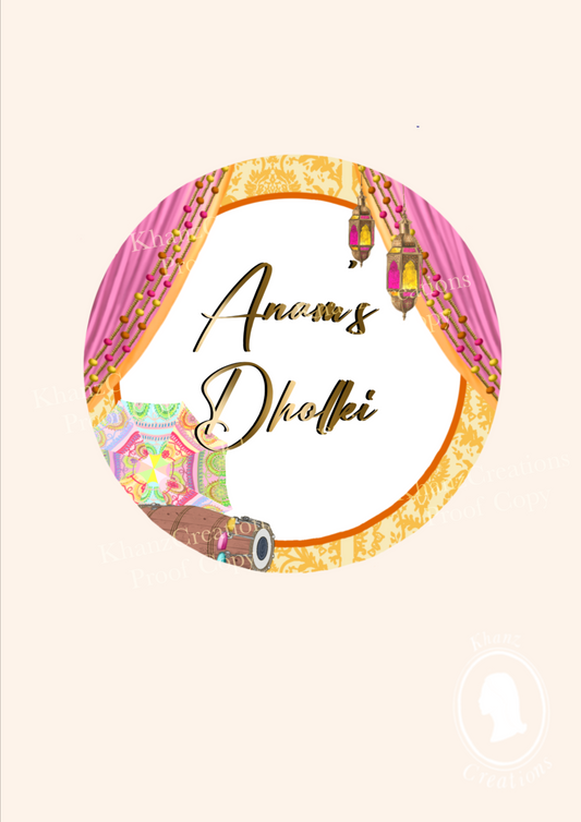 Mehndi/Dholki stickers