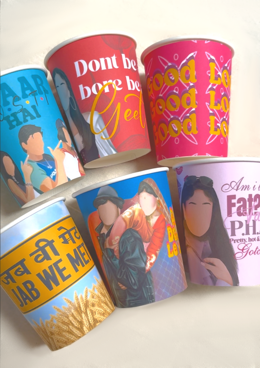 Bollywood chai cups (6 pk)