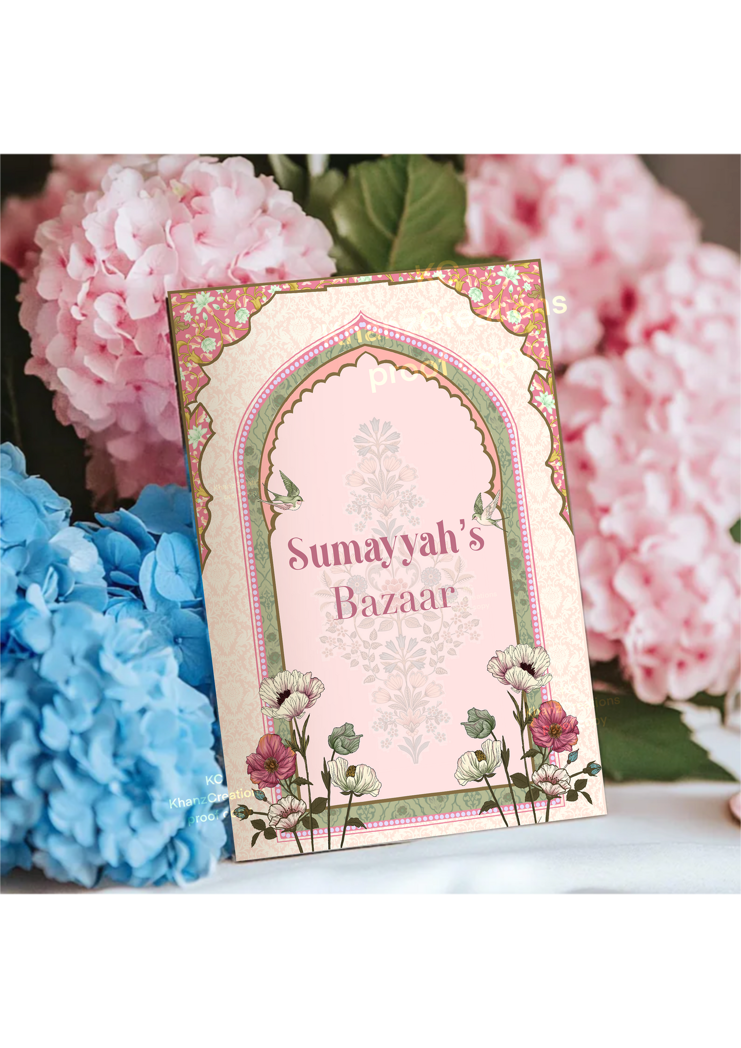 Personalised Bazaar sign