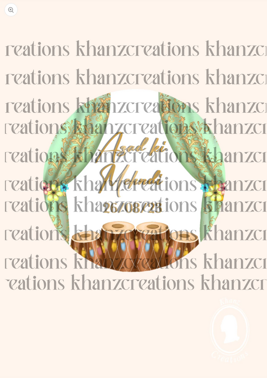 Mehndi/Dholki stickers
