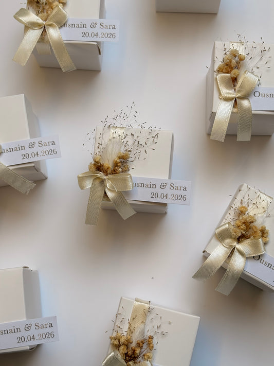 Bespoke favour boxes