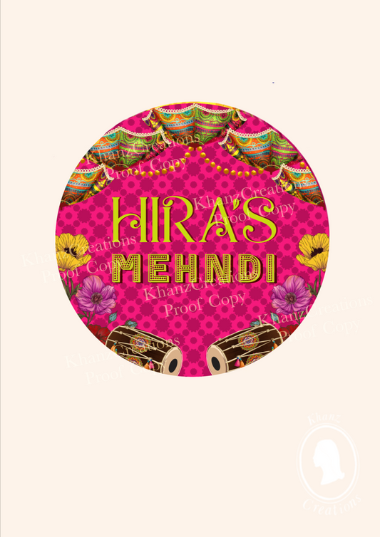 Mehndi/Dholki Stickers