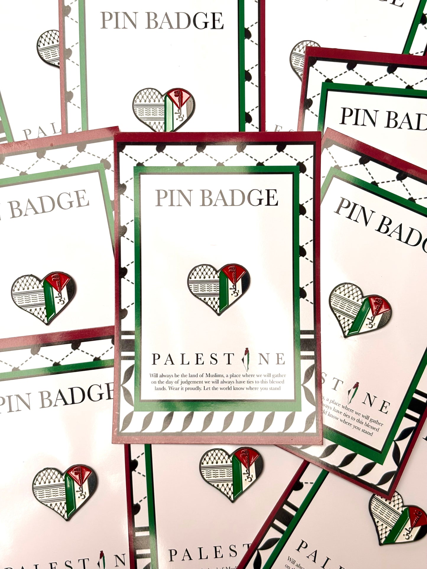 Charity pin badges