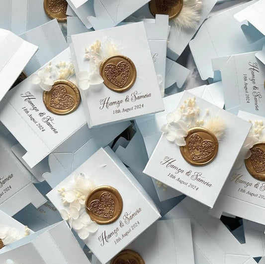 Foiled favour bags