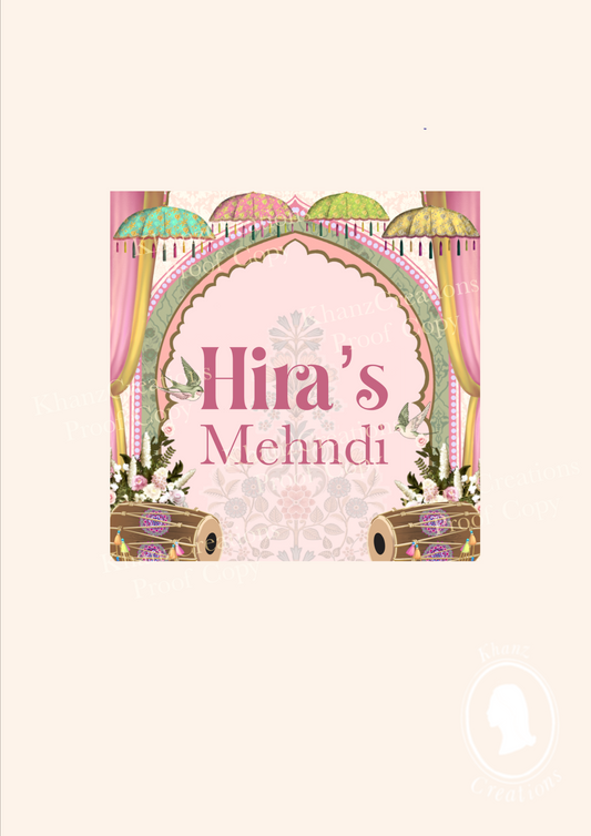 Mehndi/Dholki Stickers