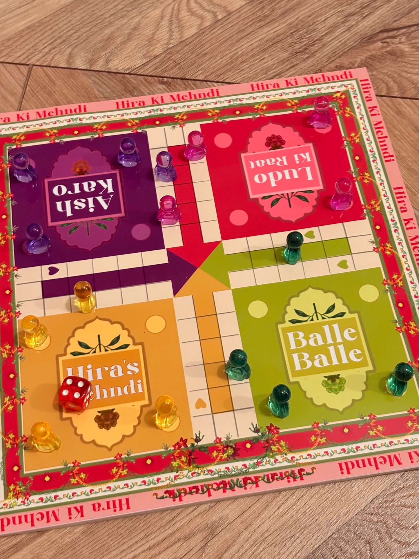 Custom Ludo board Game