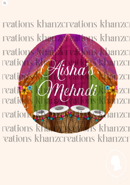 Mehndi/Dholki Stickers