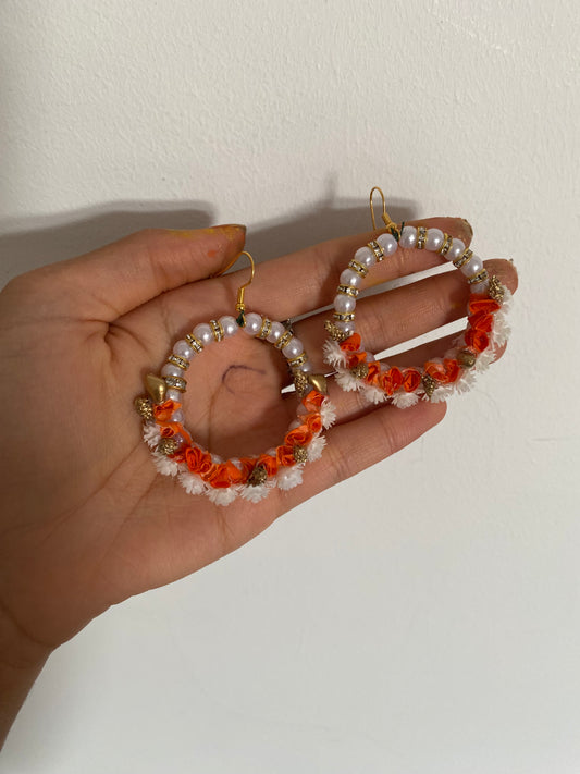Floral earrings