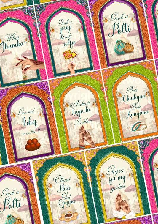 Mughal Bazaar prints