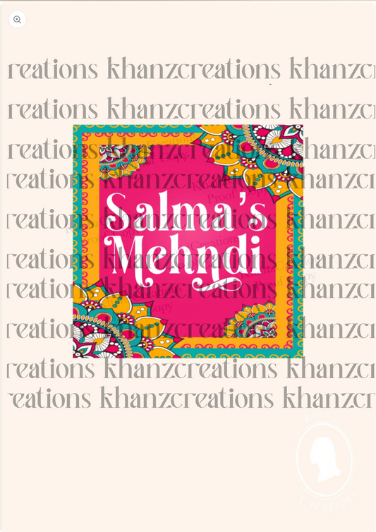 Mehndi/Dholki Stickers
