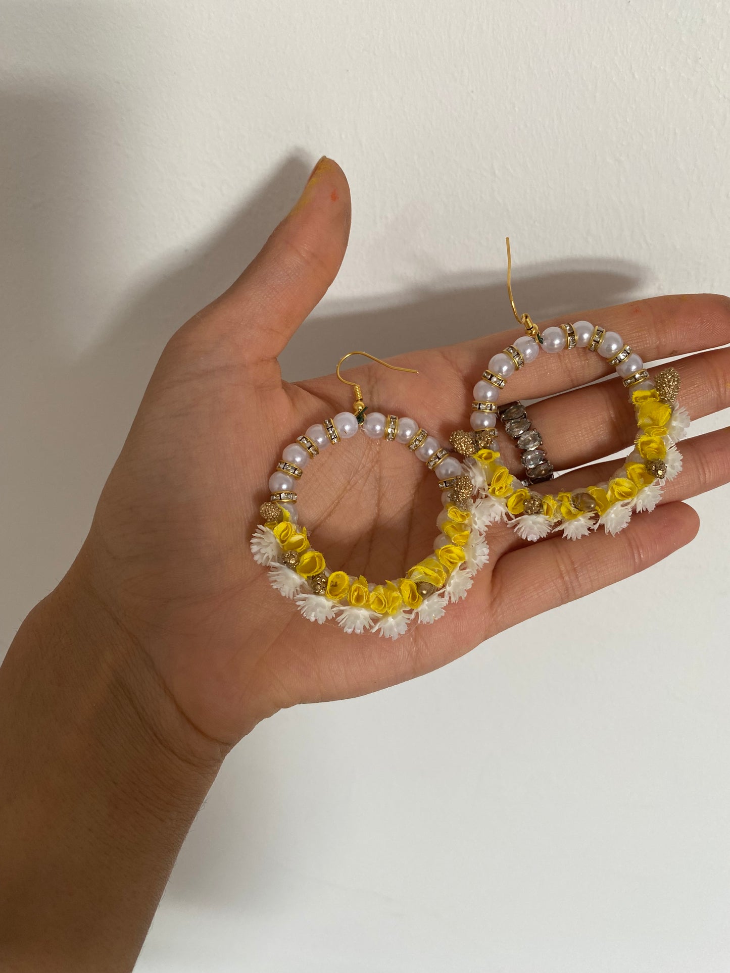 Floral earrings