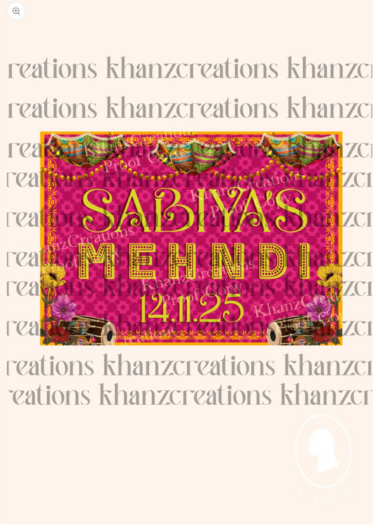 Mehndi/Dholki Stickers