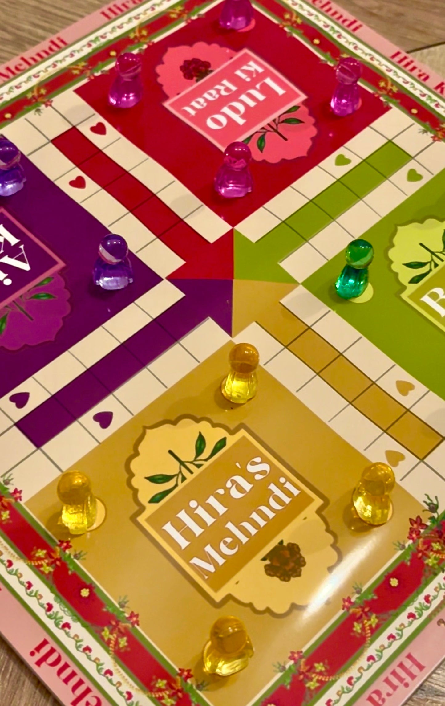 Custom Ludo board Game