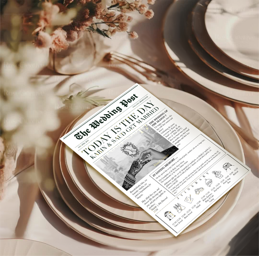 Wedding Newspaper