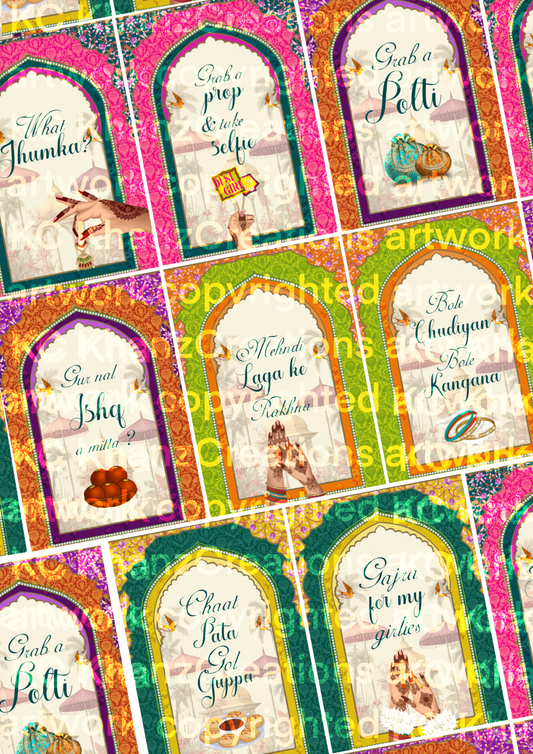 Mughal Bazaar prints