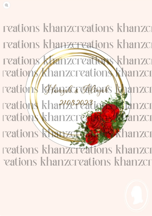 Wedding stickers