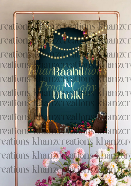 Ambient Mehndi Welcome Board