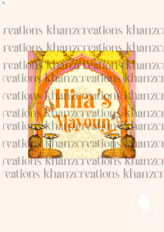 Mayoun/haldi Stickers