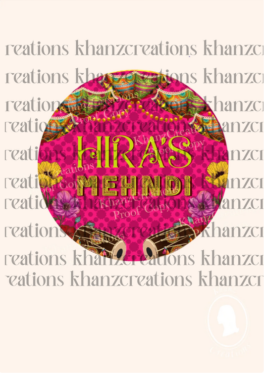Mehndi/Dholki Stickers