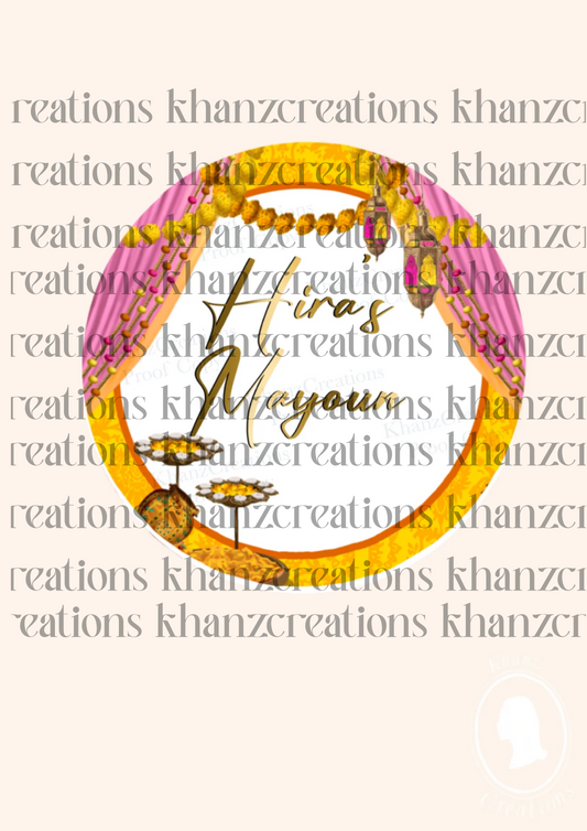 Mayoun/haldi Stickers