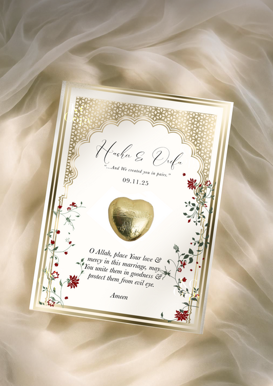 Chocolate heart favours
